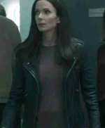 Superman and Lois Elizabeth Tulloch Black Leather Jacket