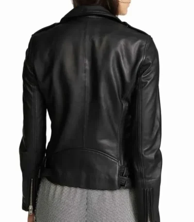 Superman and Lois Elizabeth Tulloch Black Leather Jacket