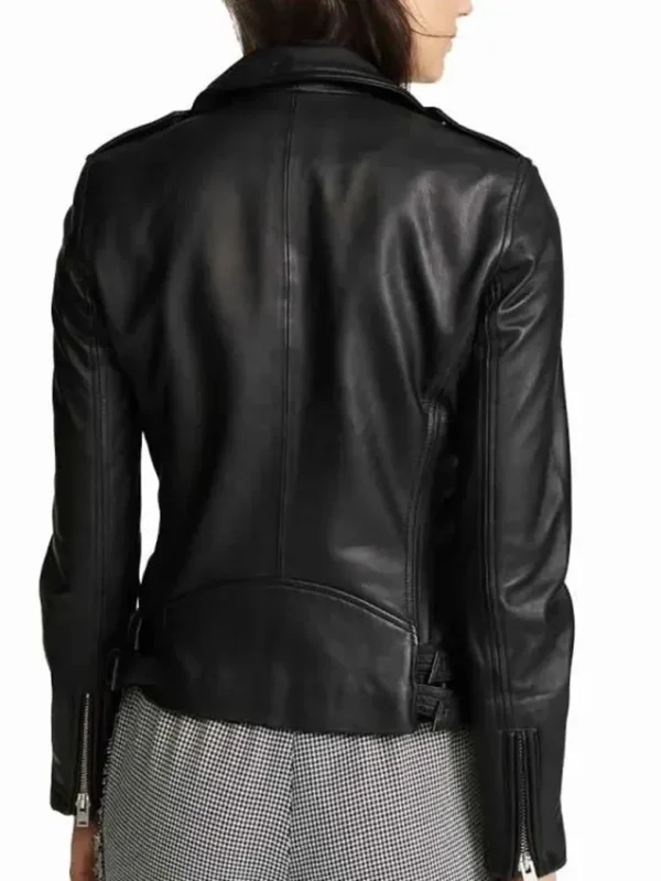 Superman and Lois Elizabeth Tulloch Black Leather Jacket