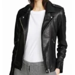 Superman and Lois Elizabeth Tulloch Black Leather Jacket