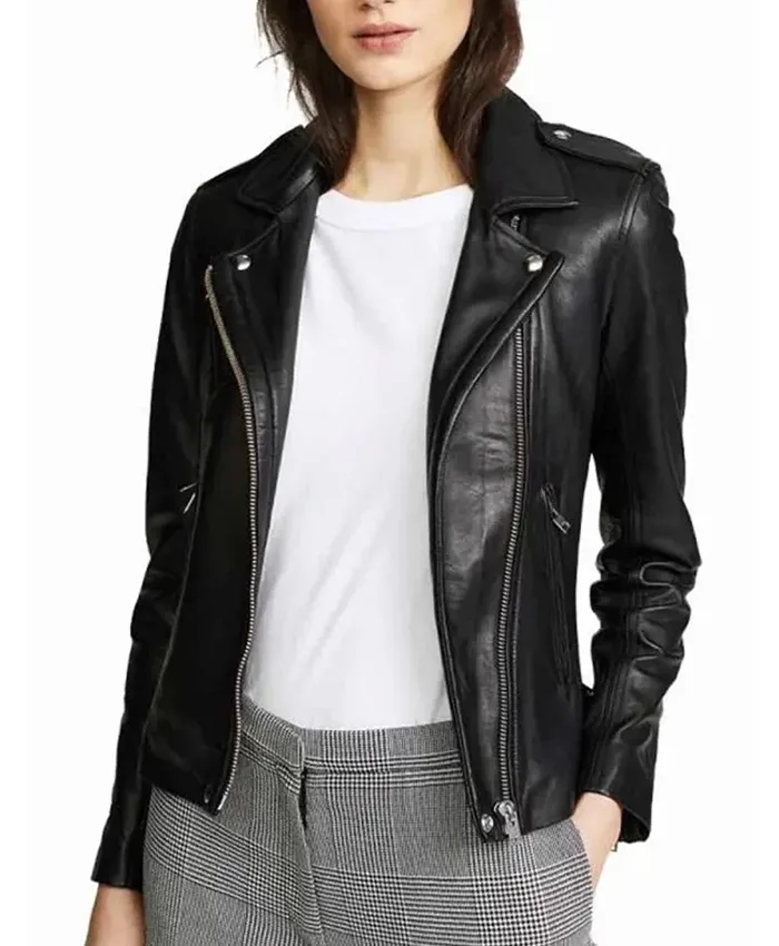 Superman and Lois Elizabeth Tulloch Black Leather Jacket Superman and Lois Elizabeth Tulloch Black Leather Jacket