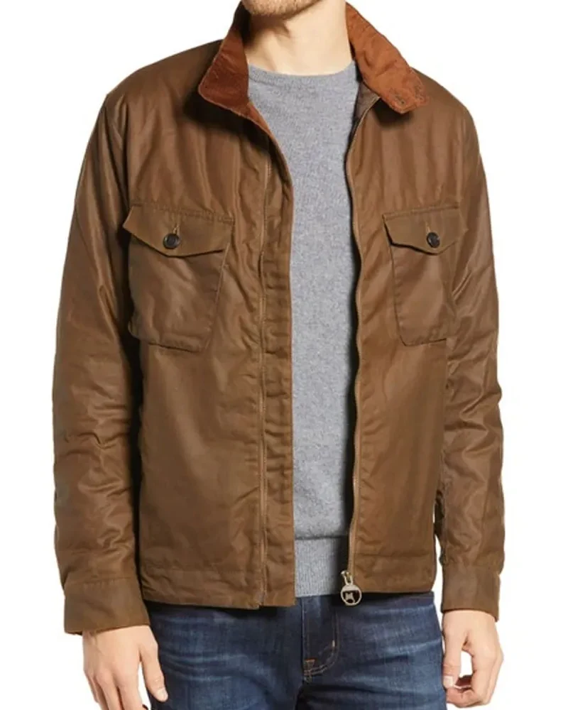 Superman and Lois Jordan Kent Cotton Brown Jacket Superman and Lois Jordan Kent Cotton Brown Jacket