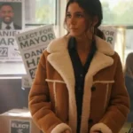 Superman and Lois Lana Lang Cushing Brown Leather Coat