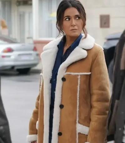 Superman and Lois Lana Lang Cushing Brown Leather Coat