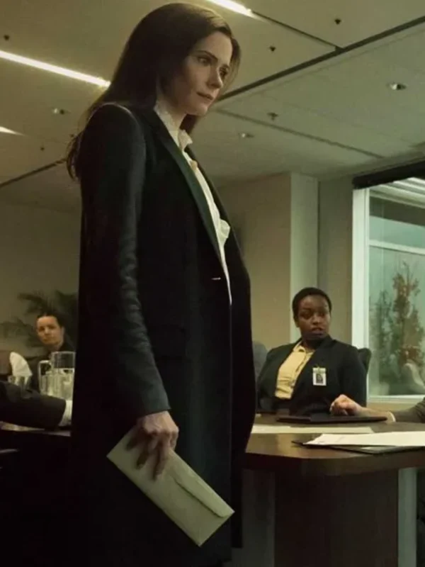 Superman and Lois Lane Leather Black Coat