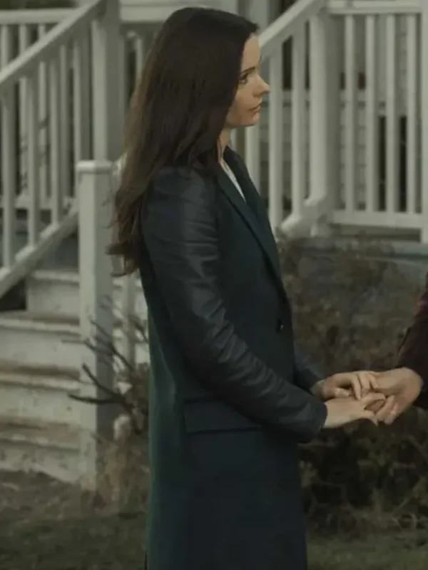 Superman and Lois Lane Leather Black Coat