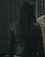 Superman and Lois Lane Leather Black Jacket