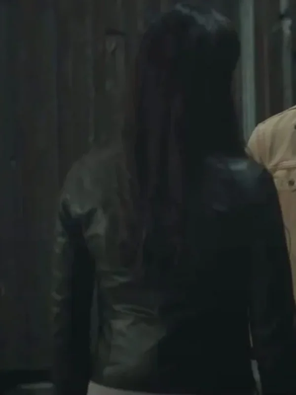 Superman and Lois Lane Leather Black Jacket