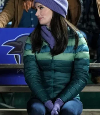 Superman and Lois Lane S02 Green Zip Up Puffer jacket
