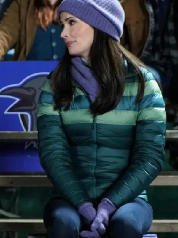 Superman and Lois Lane S02 Green Zip Up Puffer jacket