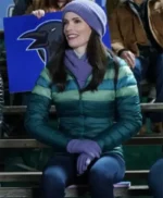 Superman and Lois Lane S02 Green Zip Up Puffer jacket