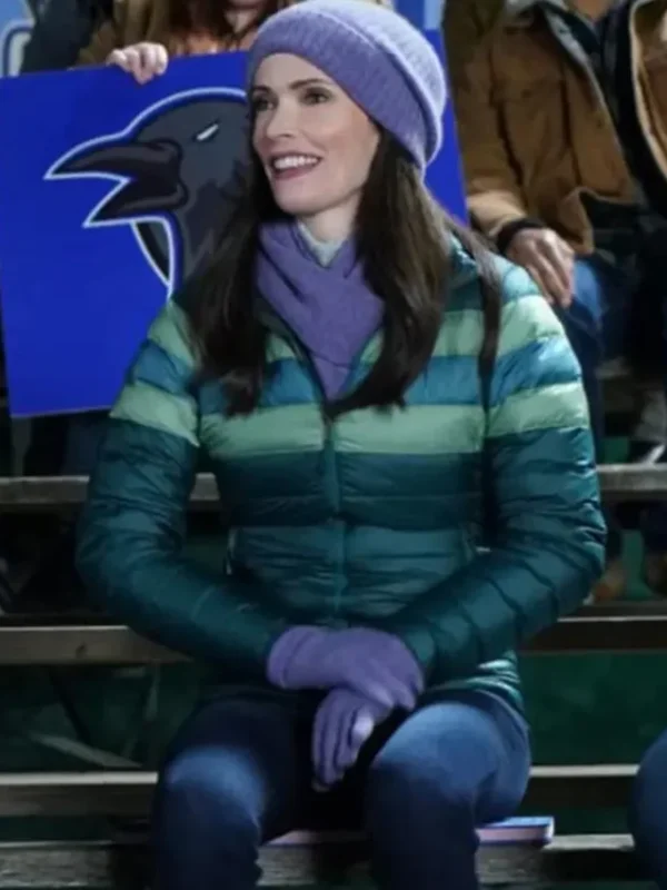 Superman and Lois Lane S02 Green Zip Up Puffer jacket
