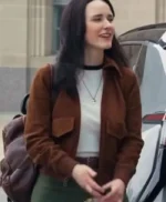 Superman and Lois Lois Lane Brown Leather Jacket