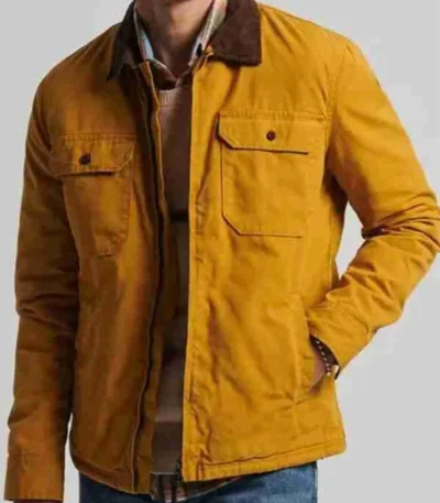 Superman and Lois S02 Clark Kent Mustard Jacket