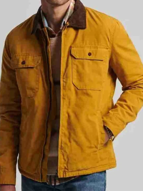Superman and Lois S02 Clark Kent Mustard Jacket