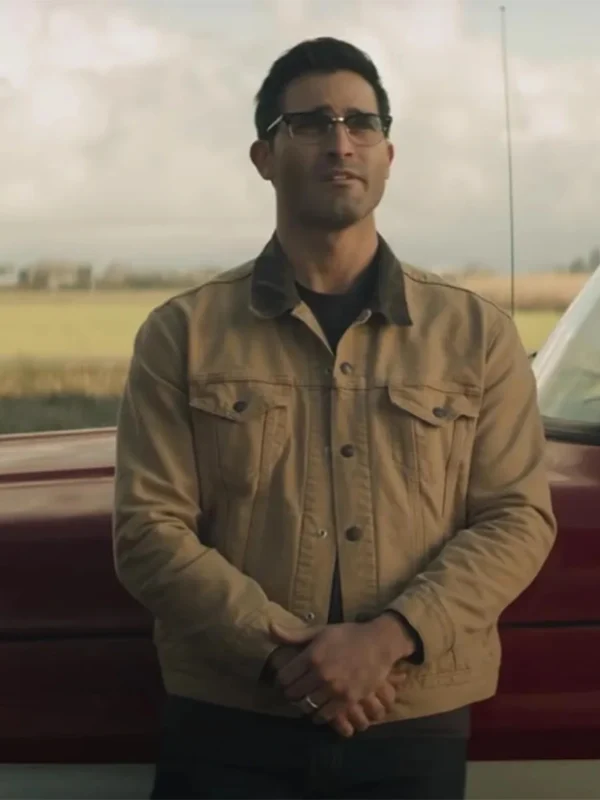Superman and Lois Tyler Hoechlin Brown Cotton Jacket