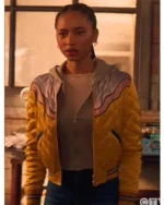 Superman and Lois S02 Natalie Irons Yellow Bomber Jacket