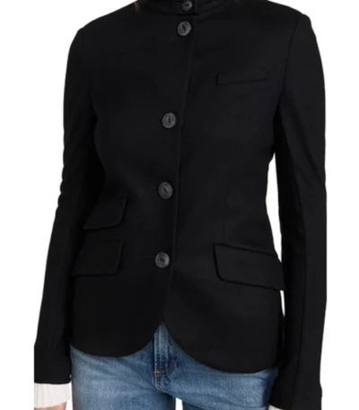 Superman and Lois S04 Lois Lane Black Wool Jacket