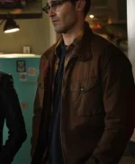 Superman and Lois Tyler Hoechlin Brown Jacket