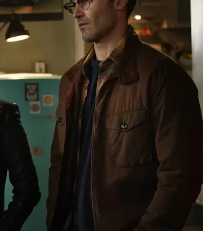 Superman and Lois Tyler Hoechlin Brown Jacket