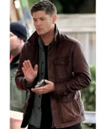 Supernatural Dean Winchester Season 7 Brown Leather Jacket