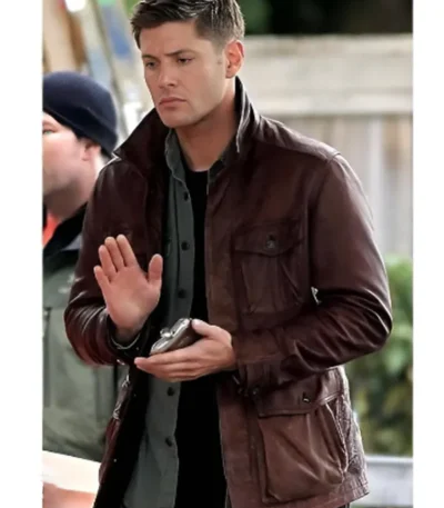 Supernatural Dean Winchester Season 7 Brown Leather Jacket