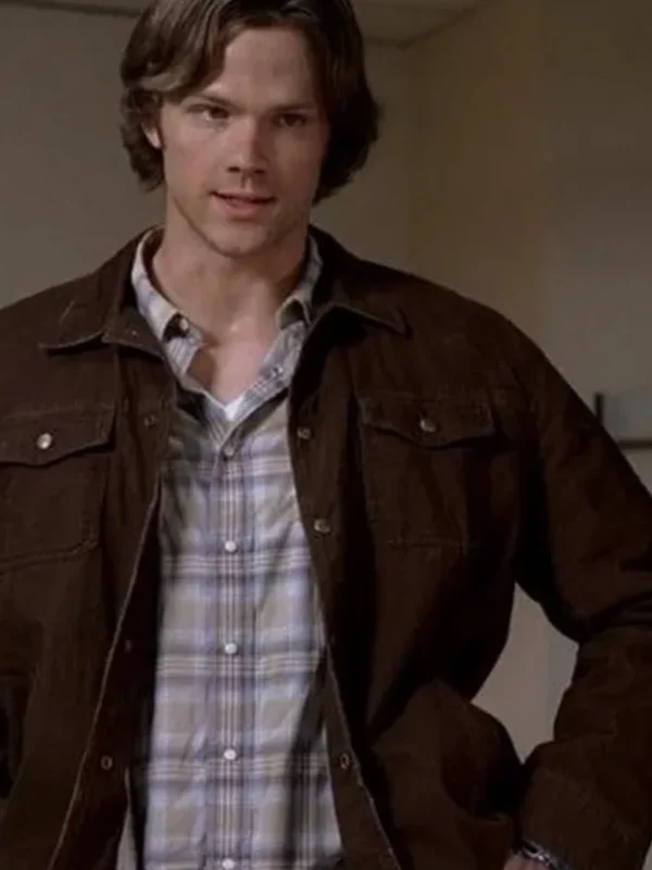 Supernatural Sam Winchester S11 Brown Trucker Jacket