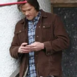 Supernatural Sam Winchester S11 Brown Trucker Jacket