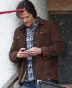 Supernatural Sam Winchester S11 Brown Trucker Jacket