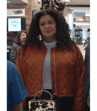 Survival Of The Thickest Michelle Buteau Brown Jacket