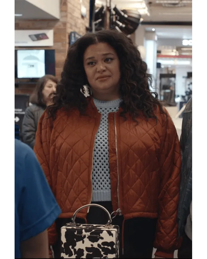 Survival Of The Thickest Michelle Buteau Brown Jacket Survival Of The Thickest Michelle Buteau Brown Jacket