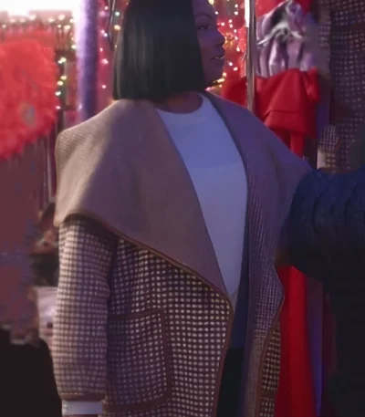 Survival Of The Thickest S01 Garcelle Beauvais Check Coat