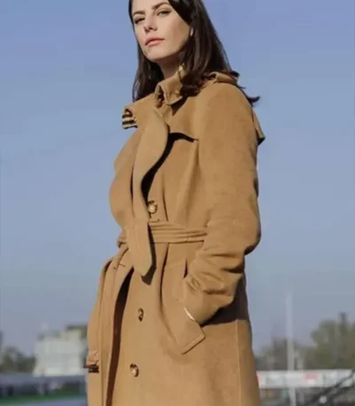 Susie Glass 2024 The Gentlemen Brown Trench Coat