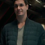Suspicion 2022 S01 Elyes Gabel Blue Bomber Jacket