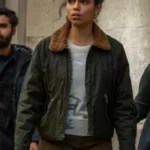 Suspicion Natalie Thompson Fur Collar Jacket