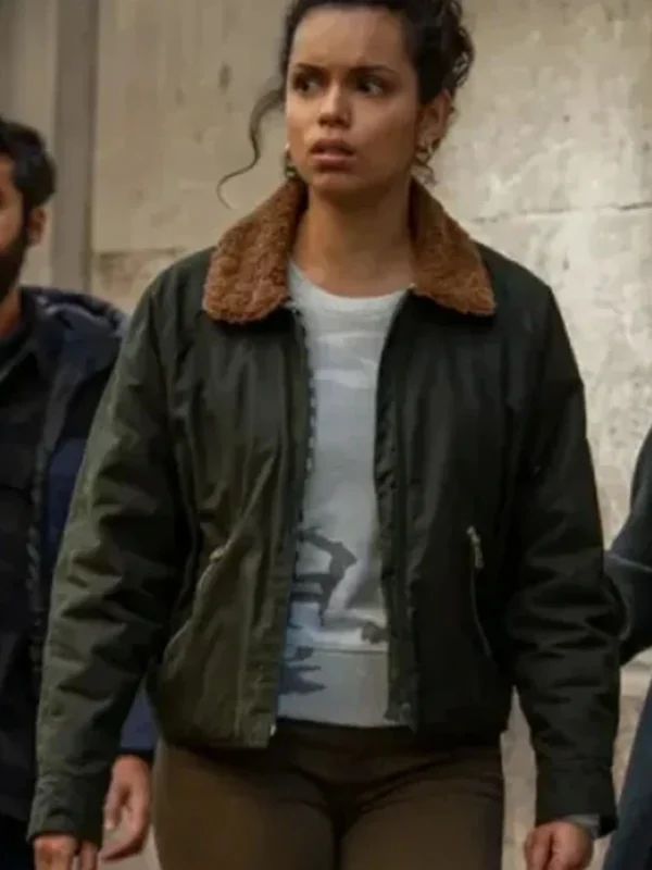 Suspicion Natalie Thompson Fur Collar Jacket