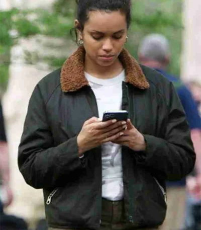 Suspicion Natalie Thompson Fur Collar Jacket