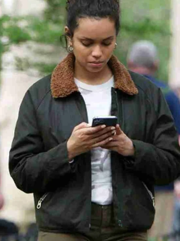 Suspicion Natalie Thompson Fur Collar Jacket
