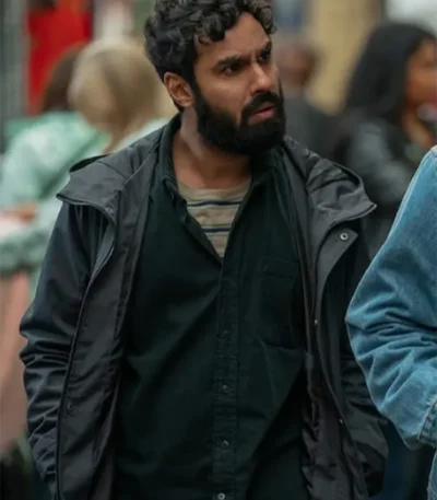 Suspicion S01 Aadesh Chopra Black Puffer Jacket