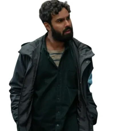 Suspicion S01 Aadesh Chopra Black Puffer Jacket