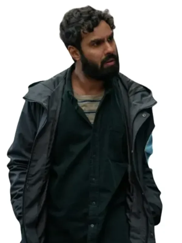 Suspicion S01 Aadesh Chopra Black Puffer Jacket