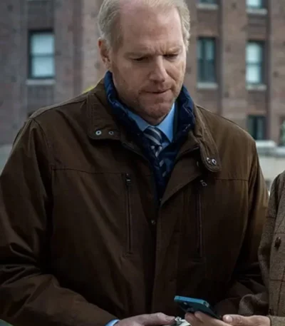 Suspicion S01 Scott Anderson Brown Cotton Jacket
