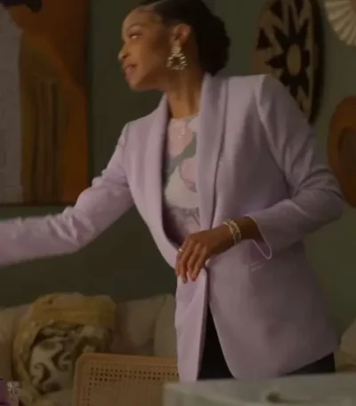 Swagger S02 Jenna Carson Double Breasted Blazer