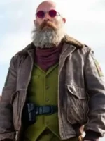 Sweet Tooth S01 General Abbot Brown Leather Jacket