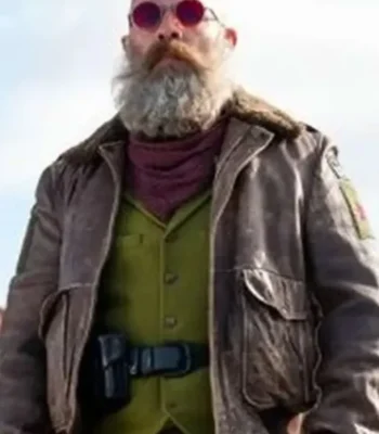 Sweet Tooth S01 General Abbot Brown Leather Jacket