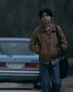 Tales From The Loop Jakob Brown Corduroy Bomber Jacket