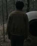 Tales From The Loop Jakob Brown Corduroy Bomber Jacket