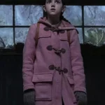 Tales from the Loop Young Girl Pink Duffle Coat
