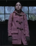 Tales from the Loop Young Girl Pink Duffle Coat