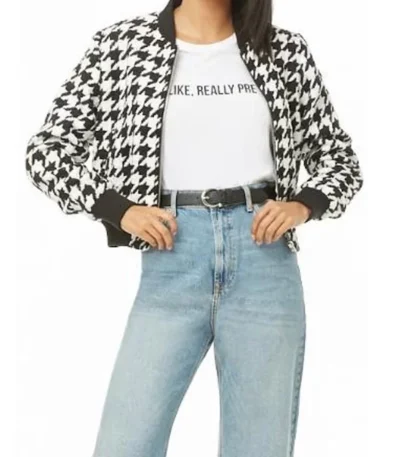Tall Girl 2 Kimmy Stitcher Bomber Jacket